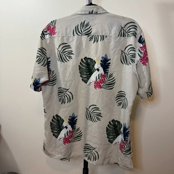 Croft & Barrow Floral Leaf Print Shirt - Picture 5 of 5